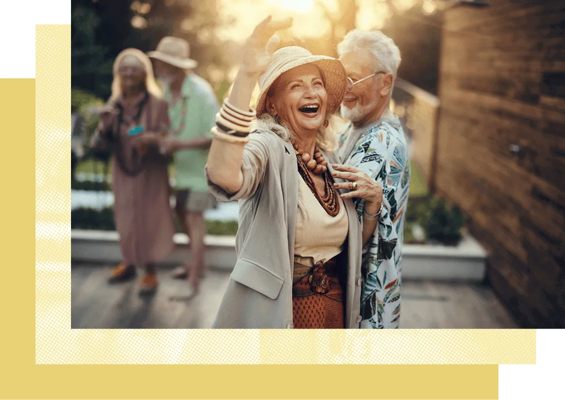 Happy couple enjoying time together